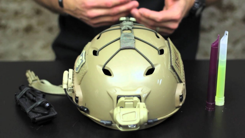 Helmet bungee retention system