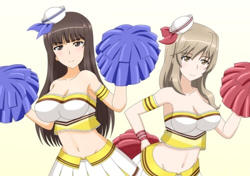  nishizumi shiho and shimada chiyo girls und panzer drawn by hiromon sample 4c254bc8b61b8a0f1386097d