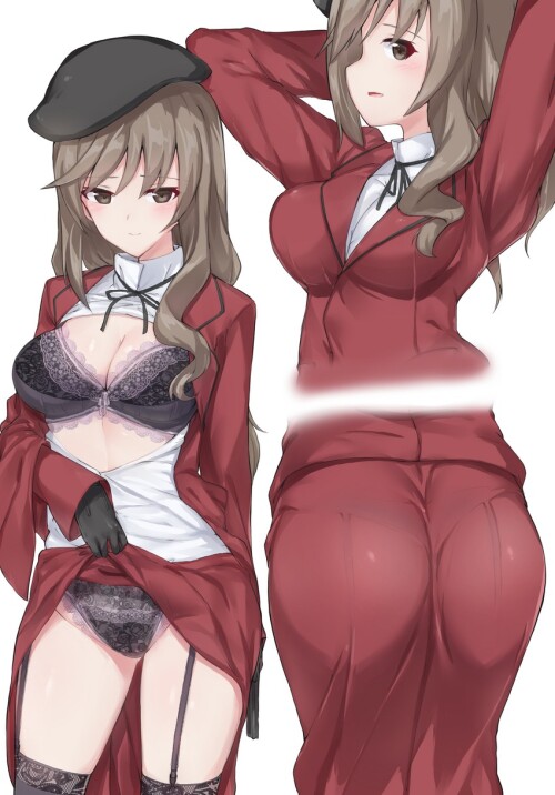  shimada chiyo girls und panzer drawn by yoi naosuke sample 9c2c68f9f7290c7345ffdba2fff84e49