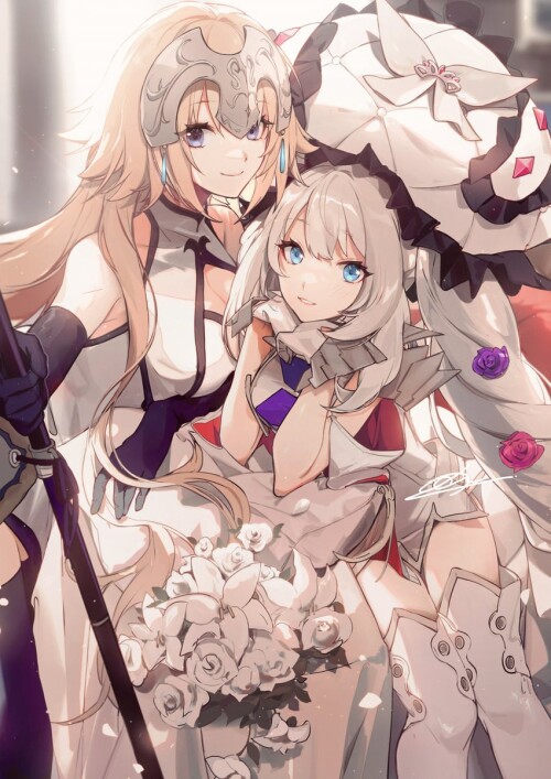  jeanne d arc jeanne d arc marie antoinette jeanne d arc and marie antoinette fate and 1 more drawn 