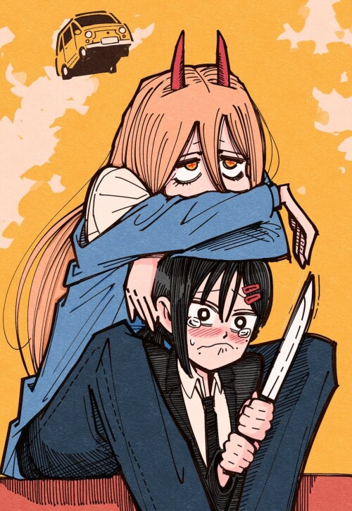  power and higashiyama kobeni chainsaw man drawn by hansoom latebirdwakeup sample 4bb493d37d40b7ac8d