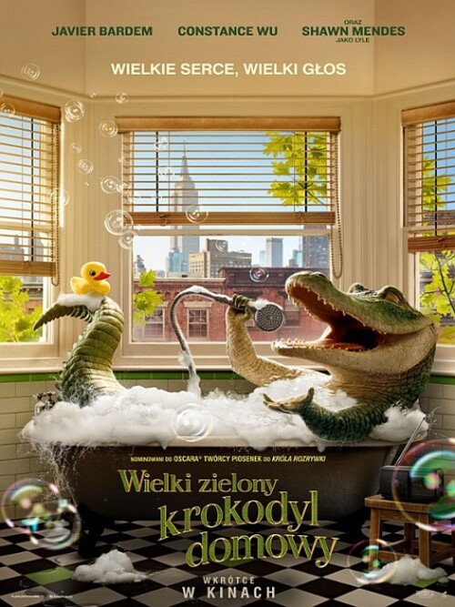Wielki zielony krokodyl domowy Lyle 2022