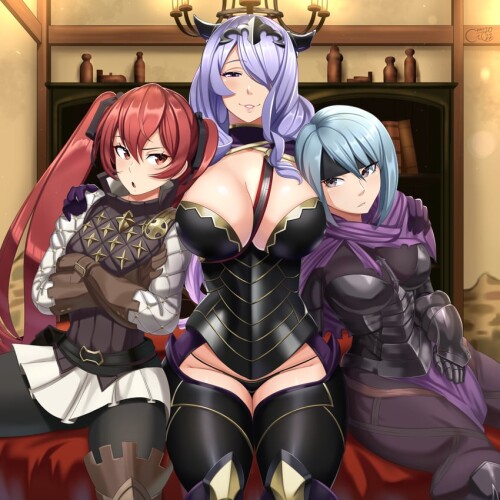  camilla selena and beruka fire emblem and 1 more drawn by castell sample a927af4b6c0cba389ff6a144fe