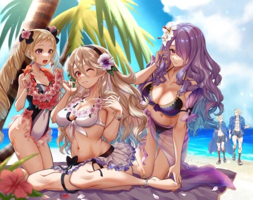  corrin corrin camilla elise leo and 6 more fire emblem and 2 more drawn by karashino sample 3c7e1dd