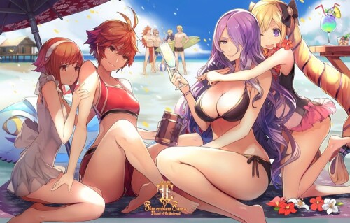  camilla takumi elise sakura leo and 6 more fire emblem and 1 more drawn by kurosawa tetsu sample 94
