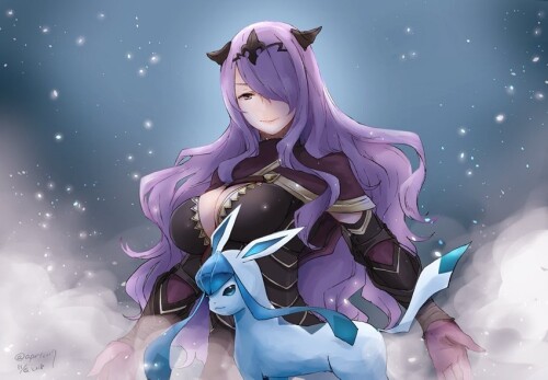  camilla and glaceon pokemon and 2 more drawn by robaco sample 6bed1241328680162f5d2475f24735db