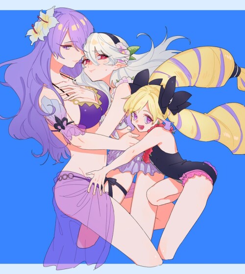  corrin corrin camilla elise corrin and 2 more fire emblem and 2 more drawn by itou very ito sample 