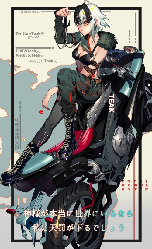  jeanne d arc alter and jeanne d arc alter fate and 1 more drawn by taek ten sample ae8f5cbcd26a88aa