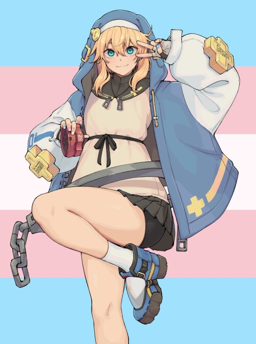  bridget guilty gear and 1 more drawn by pas paxiti sample a70433aba90e21a1bd3b7c234fd1a544