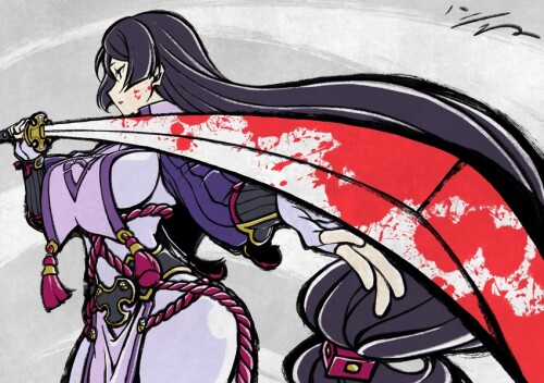 minamoto no raikou fate and 1 more drawn by h new sample b50aa18bd4016ba6d67b23fe003f25e9