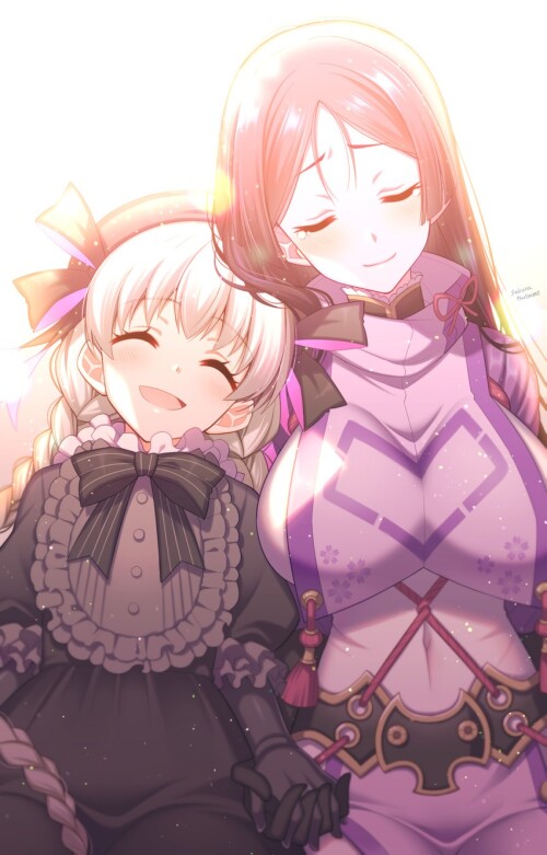  minamoto no raikou and nursery rhyme fate and 2 more drawn by sakura tsubame sample 8479137134986d6