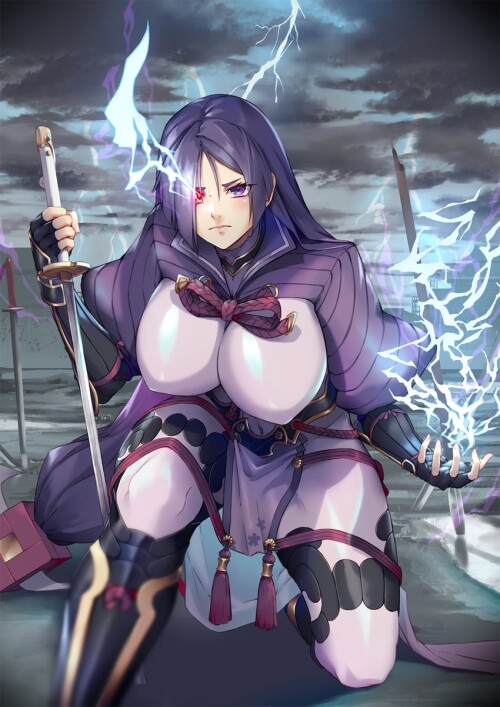  minamoto no raikou fate and 1 more drawn by nakaga eri sample 2461f73ccbf81afc876419a88efbcfc0