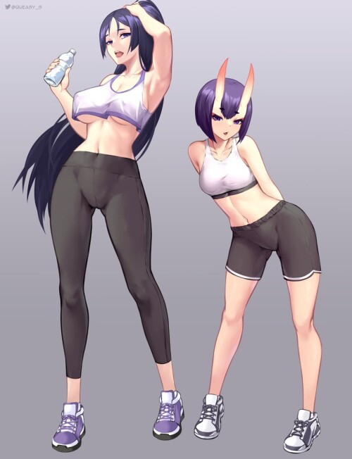  shuten douji and minamoto no raikou fate and 1 more drawn by queasy s sample 3ab10c1ce9c7bfb54c470c
