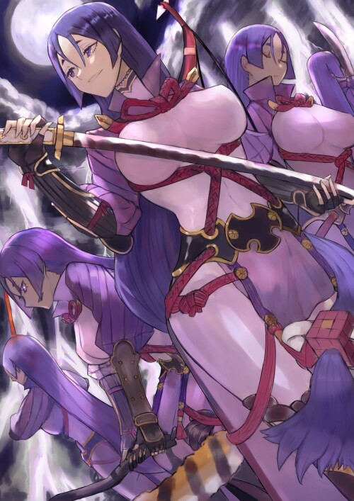  minamoto no raikou fate and 1 more drawn by gyamu chewing gum sample dfbf35d476bf72f51fa82e47ba8066