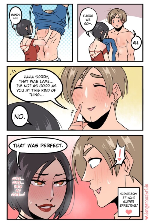  leon s kennedy and ada wong resident evil and 1 more drawn by dangerousbride sample 691e8aee01c341b