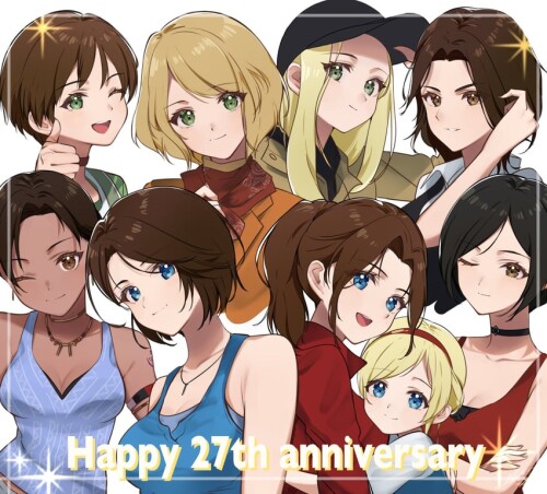  jill valentine ashley graham ada wong claire redfield sherry birkin and 4 more resident evil and 10