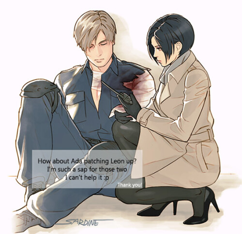  leon s kennedy and ada wong resident evil and 1 more drawn by sardine kjr0313 9f8e1cb15db70eb6784b6