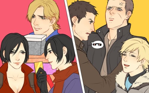 chris redfield leon s kennedy ada wong sherry birkin jake muller and 1 more resident evil and 1 mor