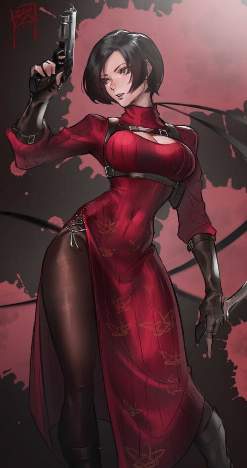  ada wong resident evil and 1 more drawn by kyuuakaku sample 71195e43f855b97e9af590fe0bd6c167