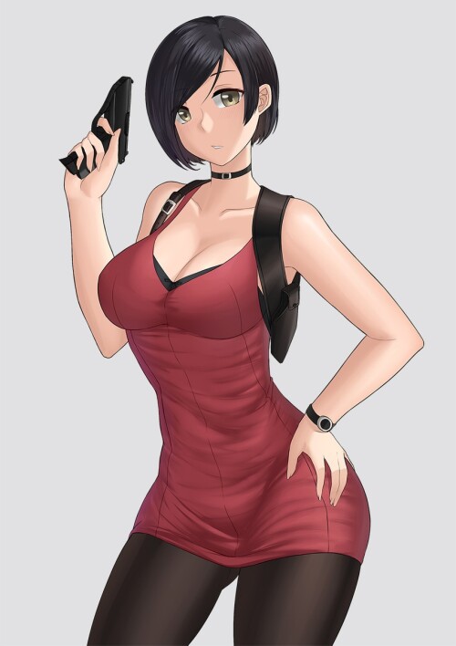  ada wong resident evil and 2 more drawn by aori sora sample fa984ac99573b446caa3ffea384cb682