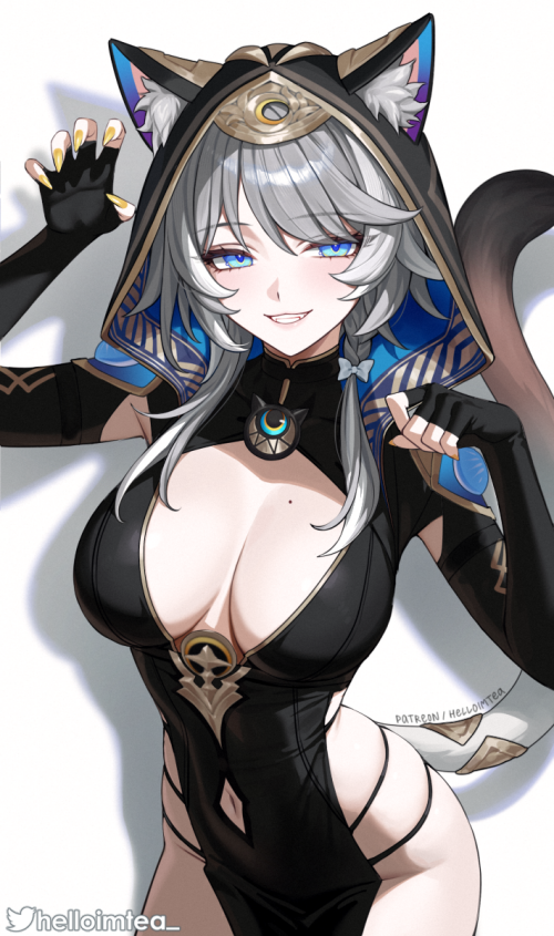  cipher honkai and 1 more drawn by helloimtea c99cda24838c4f837aac30d9cee505cd