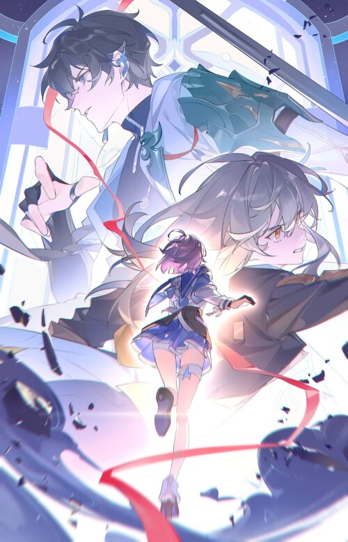  trailblazer stelle march 7th and dan heng honkai and 1 more drawn by passerb37118098 sample 52d0aff