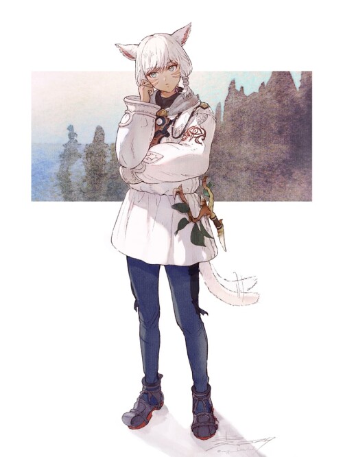  y shtola rhul final fantasy and 1 more drawn by mugi kosuta sample 88177b80b2789d3da995a558ca75d4da