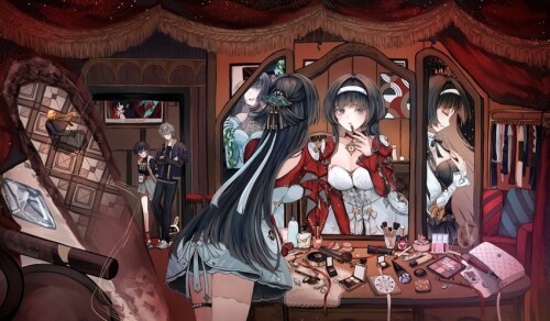  belle wise evelyn chevalier astra yao and eous zenless zone zero drawn by kaede imai sample 43a6b2e