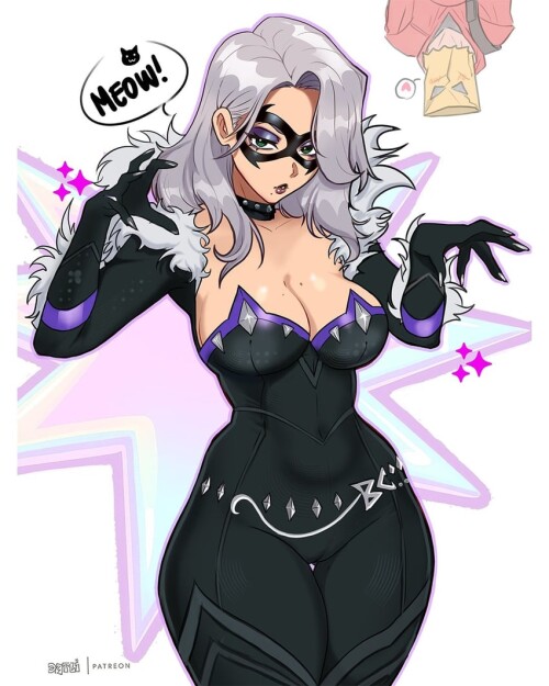  spider man black cat felicia hardy and the amazing bag man marvel and 2 more drawn by datli64 sampl