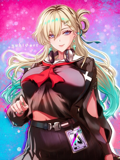  chisa and lynae wuthering waves drawn by yuki0 art sample a7e195fb4e21e3927de00a16fb41b567