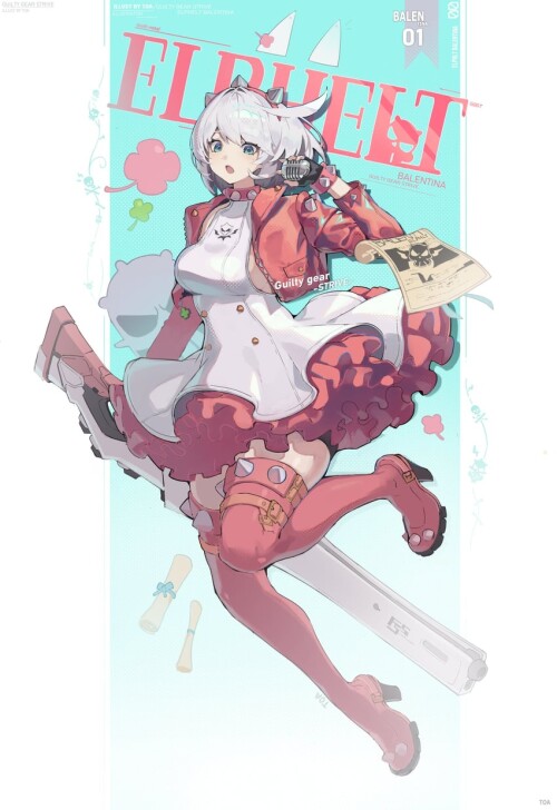  elphelt valentine guilty gear and 1 more drawn by toa 0908 sample 3b5f562ee0d16409b89f655d916097d0