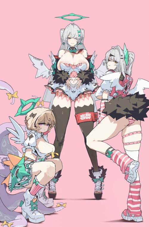  yixuan sunna nangong yu aria yidhari murphy and 1 more zenless zone zero drawn by rimeye sample 339