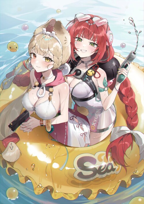  alice thymefield and ukinami yuzuha zenless zone zero drawn by chama chacoc0 sample 0dd4b52dfc5bc8c