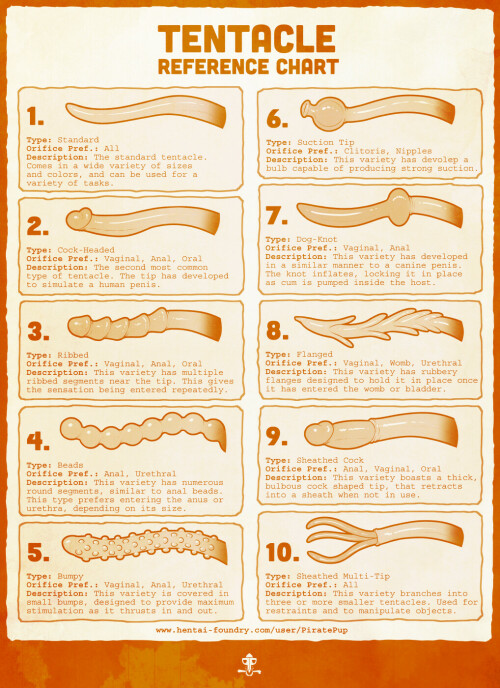 PiratePup 702469 Tentacle Reference Chart 1
