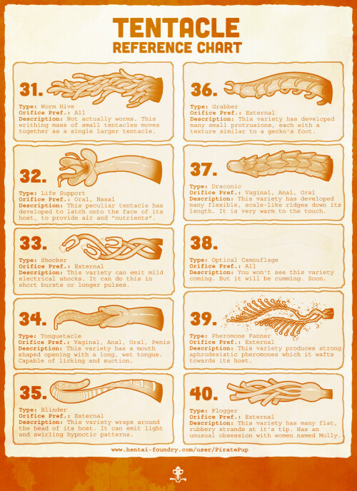 PiratePup 888538 Tentacle Reference Chart 4