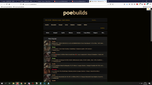 poebuilds.cc most popular!!