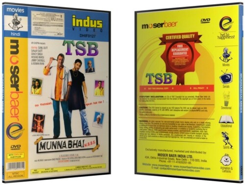 Munna Bhai M.B.B.S 2003 DVD9 Moserbaer 002 Without Reflection Cropped