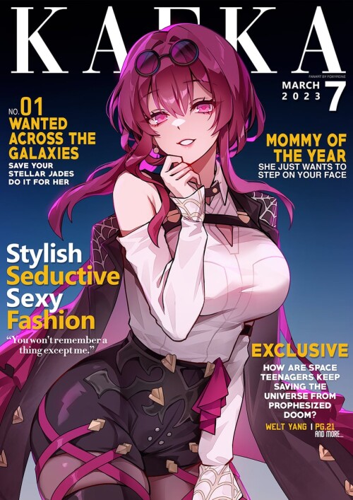  kafka honkai and 1 more drawn by foxyreine sample a16ec64fb32579261bb0cc087e0f8a60
