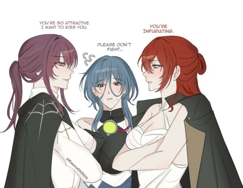  kafka himeko and natasha honkai and 1 more drawn by kaoruchihiro sample dc38dfe1119fb3e9ec001cd50ea