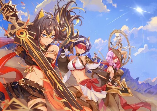  dehya jeht eremite scorching loremaster eremite floral ring dancer babel and 1 more genshin impact 