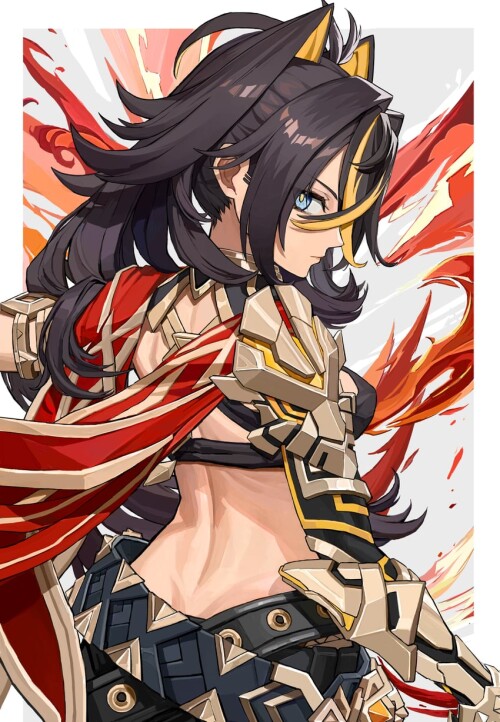  dehya genshin impact drawn by ikarosu ikarosu01 sample 807d2096c0c3a401e8898d3c61c87479