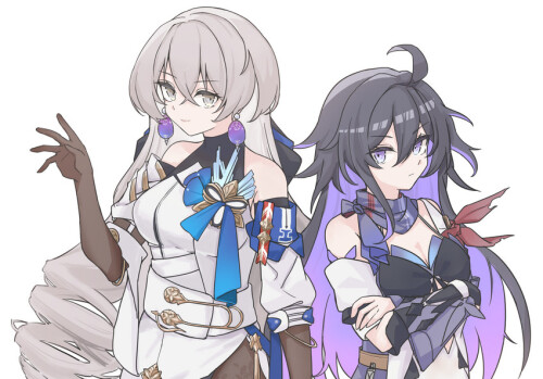  bronya rand and seele honkai and 1 more drawn by fuyu mika altarcitrus sample d7e025af6cc67b146e05a