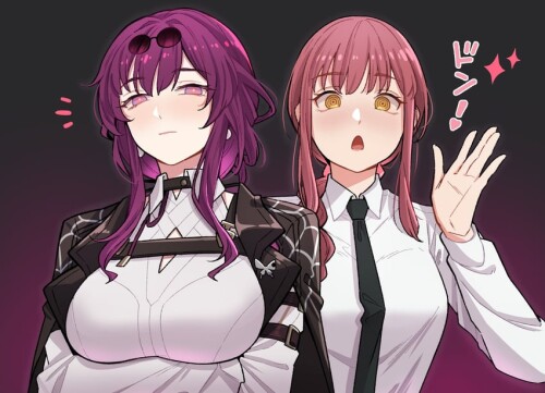  makima and kafka honkai and 2 more drawn by nuebunny sample be6ecfdaf5cec0c76854c2c4bba4512a