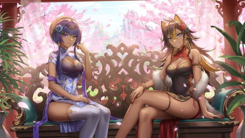  dehya and candace genshin impact drawn by anbe yoshirou sample faf46e3c2b11131540901ee0c60d24cb