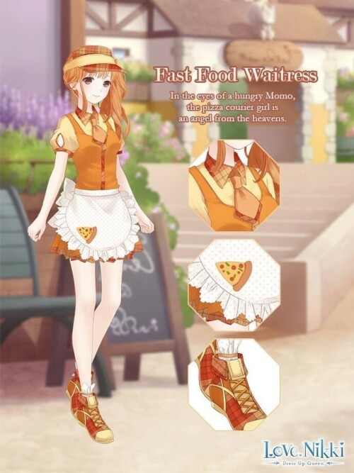 Fast Food Waitress 01