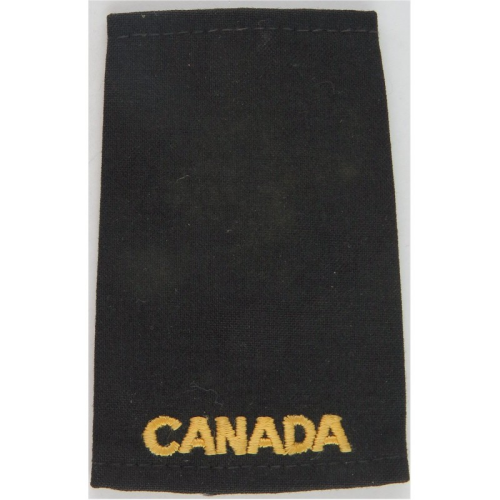 Canada Royal Navy rank epaulet