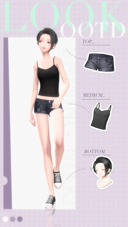 Includes BG, clothes stickers, pose, stickers