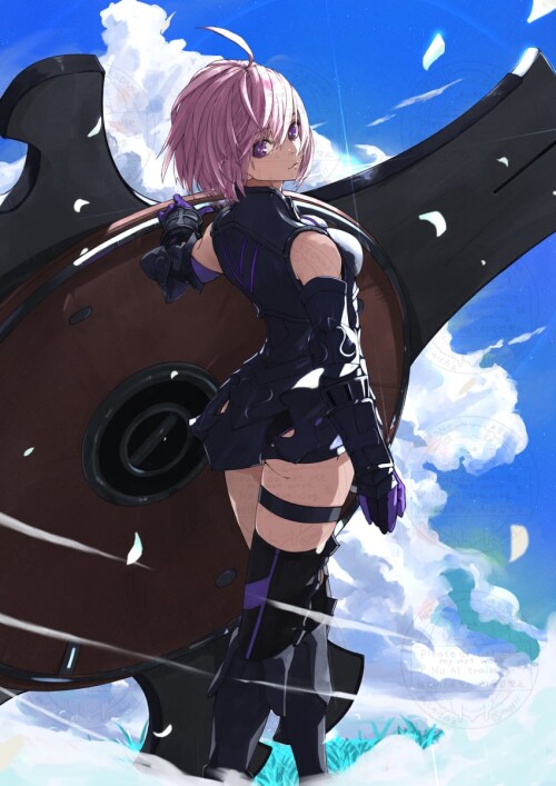  mash kyrielight and mash kyrielight fate and 1 more drawn by neko no kedama sample c50763f19ae20b99