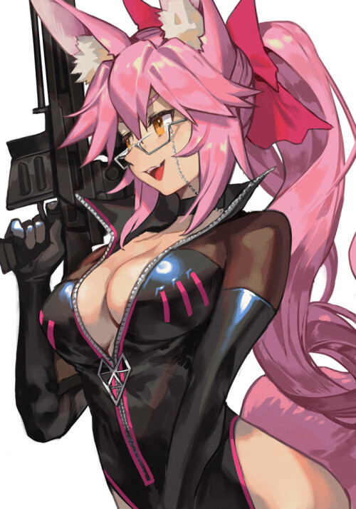  tamamo koyanskaya and koyanskaya fate and 1 more drawn by hungry clicker 17435d8de806645d8bb8f80a47