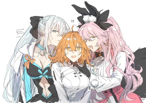  fujimaru ritsuka tamamo morgan le fay koyanskaya fujimaru ritsuka and 1 more fate and 1 more drawn 